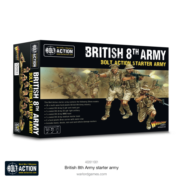 Bolt Action: 8th Army Starter Army